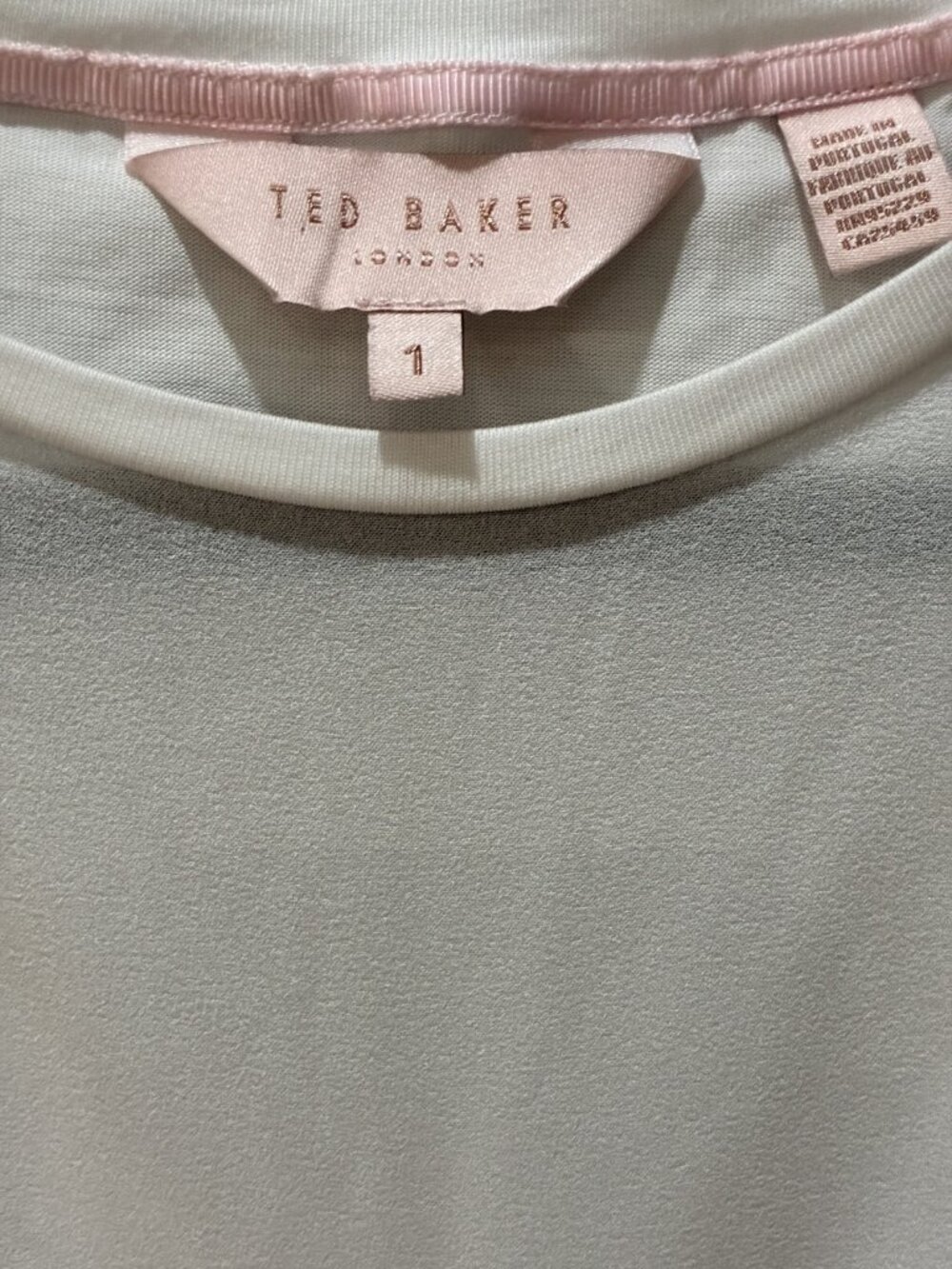 Ted Baker Mellini Chatsworth Bloom Floral Botanical Blouse Romantic Quiet Luxury - Picture 4 of 5